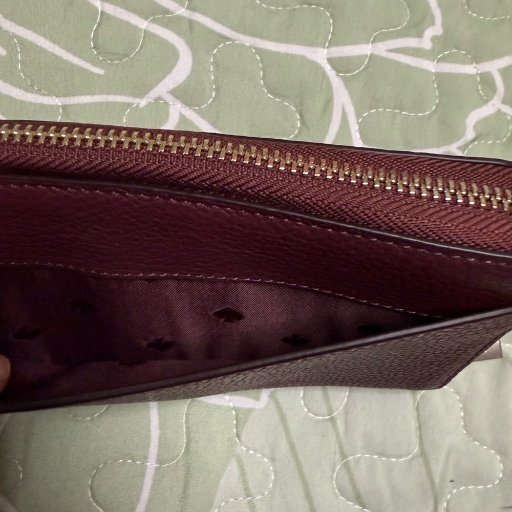 Kate Spade Deep Red Leather Wallet - Picture 7 of 8